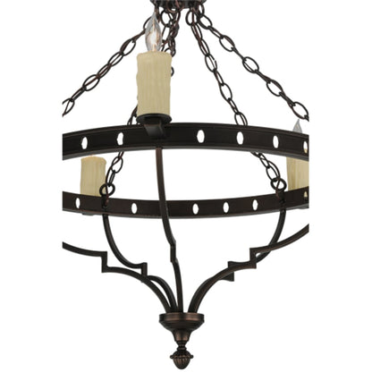 Meyda Tiffany Bottini 5 Light 31" Wide Semi-Flush Ceiling Fixture