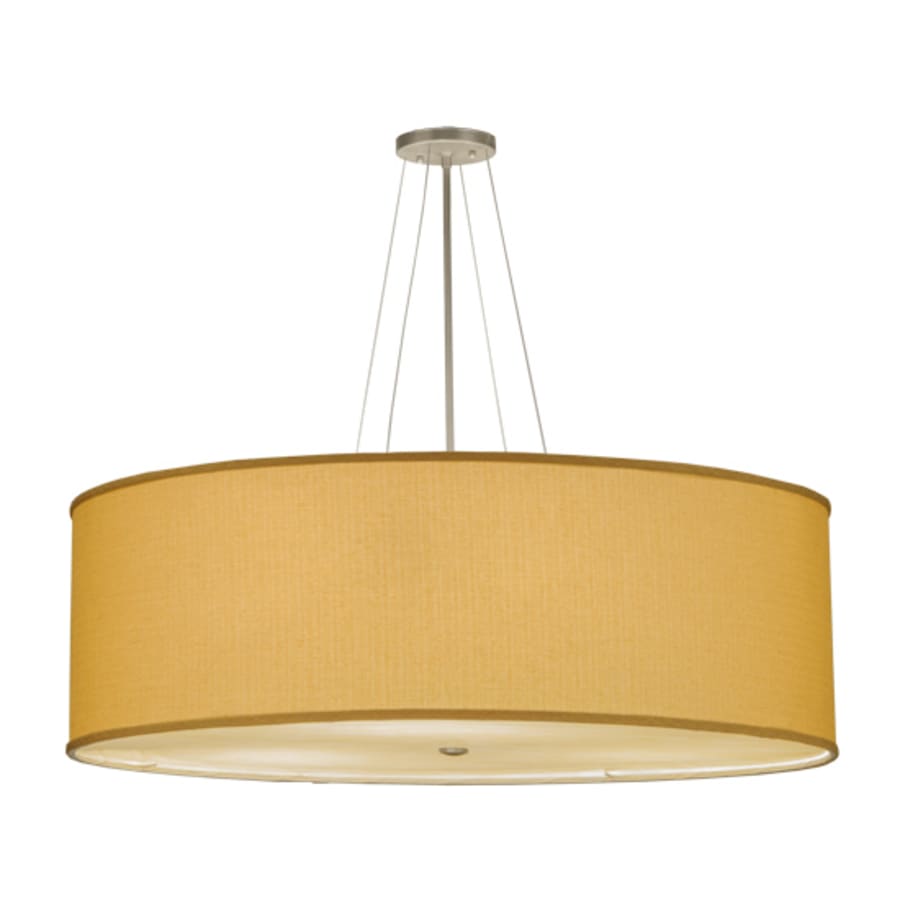 Meyda Tiffany Cilindro Honey Bombay 3 Light 36" Wide Semi-Flush Drum Ceiling Fixture