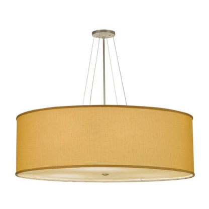Meyda Tiffany Cilindro Honey Bombay 3 Light 36" Wide Semi-Flush Drum Ceiling Fixture