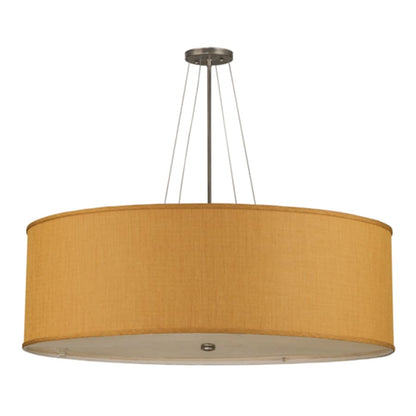 Meyda Tiffany Cilindro Honey Bombay 3 Light 36" Wide Semi-Flush Drum Ceiling Fixture