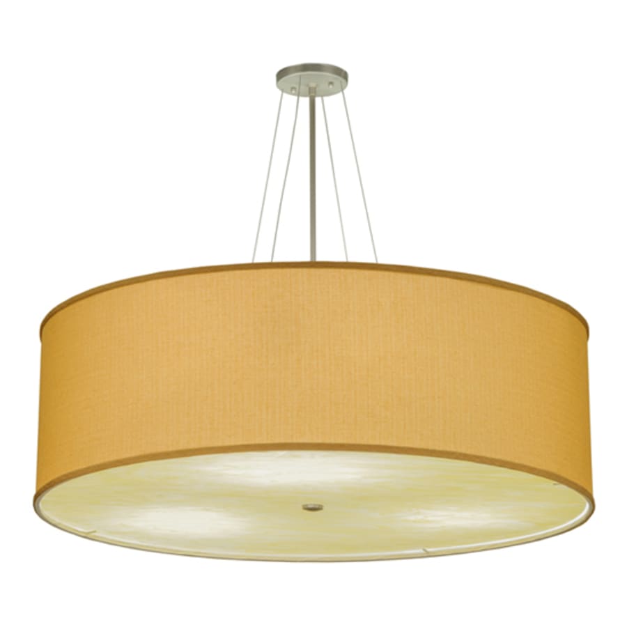 Meyda Tiffany Cilindro Honey Bombay 3 Light 36" Wide Semi-Flush Drum Ceiling Fixture