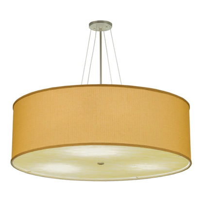 Meyda Tiffany Cilindro Honey Bombay 3 Light 36" Wide Semi-Flush Drum Ceiling Fixture