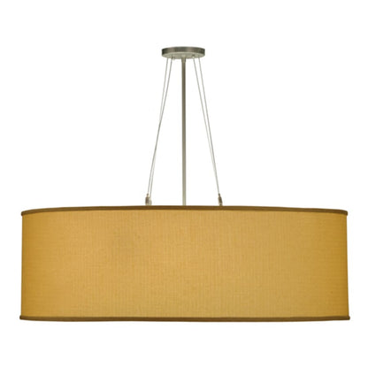 Meyda Tiffany Cilindro Honey Bombay 3 Light 36" Wide Semi-Flush Drum Ceiling Fixture