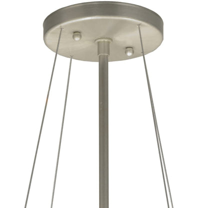 Meyda Tiffany Cilindro Honey Bombay 3 Light 36" Wide Semi-Flush Drum Ceiling Fixture