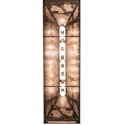 Meyda Tiffany Moose at Lake 9 Light 61" Wide Linear Pendant