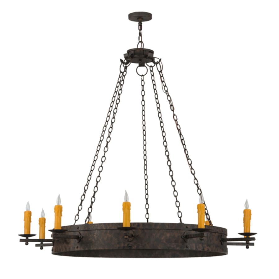 Meyda Tiffany Parnella 10 Light 60" Wide Taper Candle Ring Chandelier