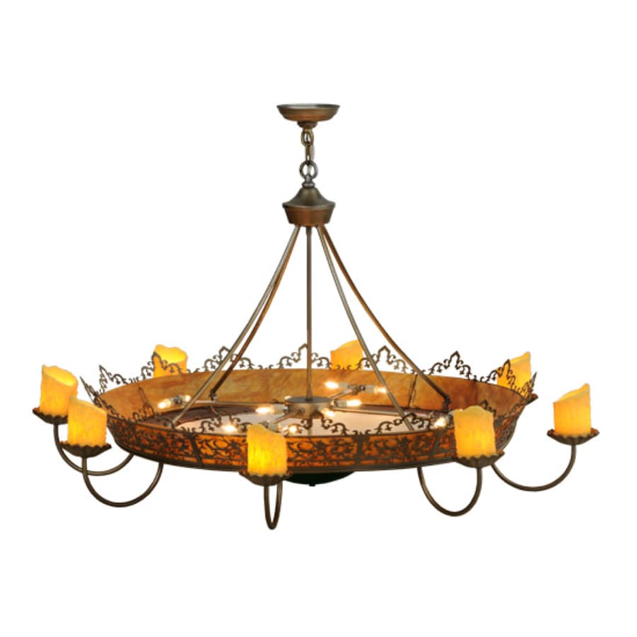 Meyda Tiffany Stanley 20 Light 47" Wide Pillar Candle Style Chandelier