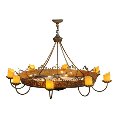 Meyda Tiffany Stanley 20 Light 47" Wide Pillar Candle Style Chandelier