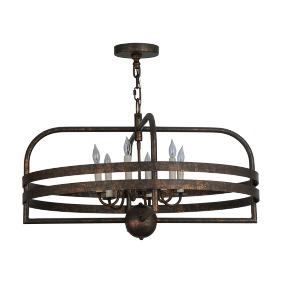 Meyda Tiffany Aldari 6 Light 32" Wide Taper Candle Style Chandelier