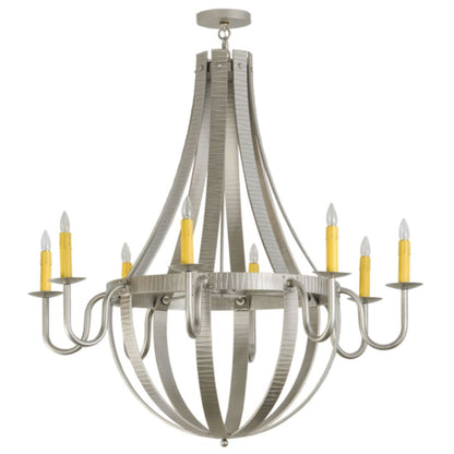 Meyda Tiffany Barrel Stave Metallo 8 Light 48" Wide Taper Candle Empire Chandelier