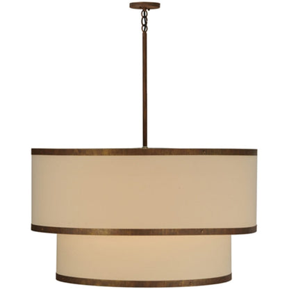 Meyda Tiffany Cilindro 6 Light 36" Wide Pendant