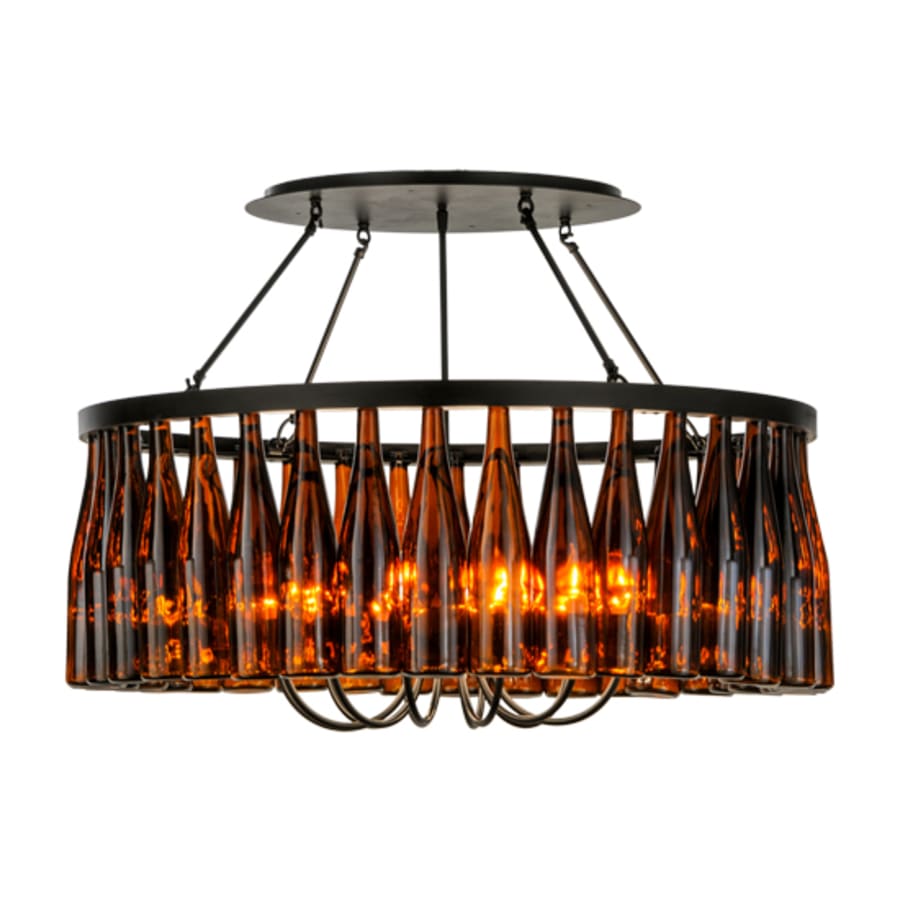 Meyda Tiffany Tuscan Vineyard 12 Light 38" Wide Ring Chandelier