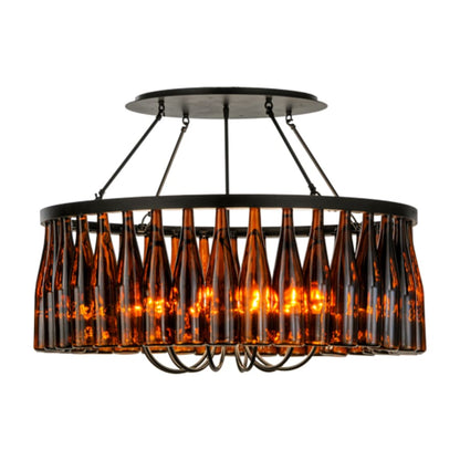 Meyda Tiffany Tuscan Vineyard 12 Light 38" Wide Ring Chandelier