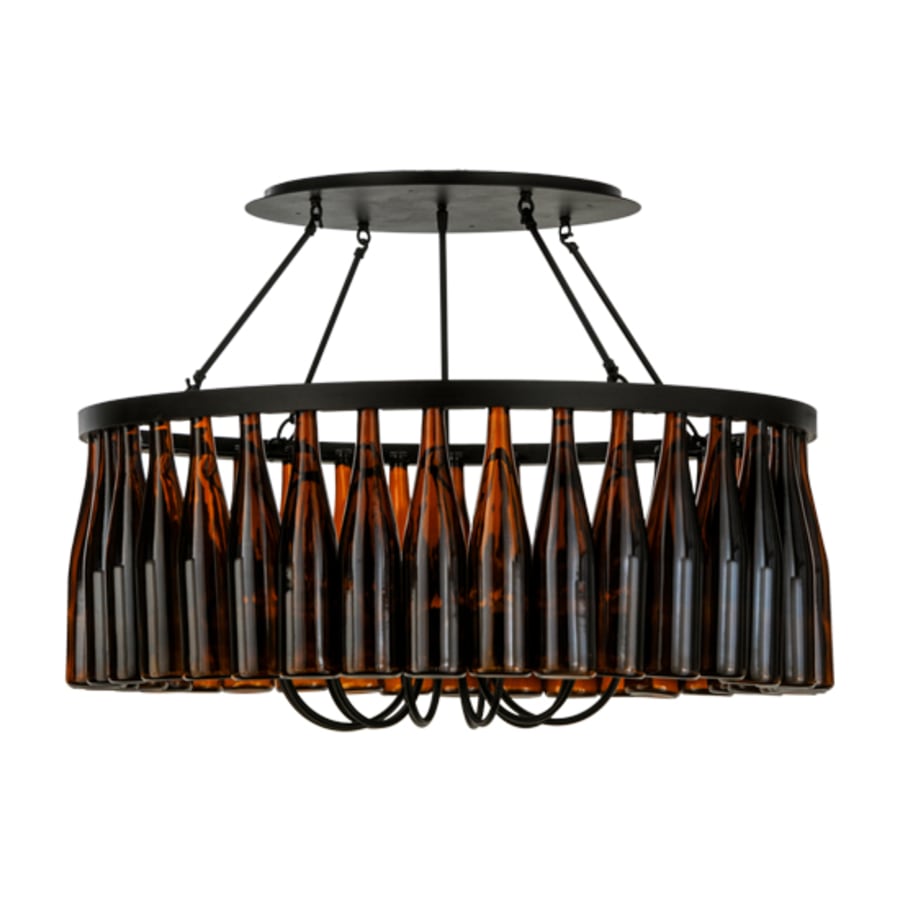 Meyda Tiffany Tuscan Vineyard 12 Light 38" Wide Ring Chandelier