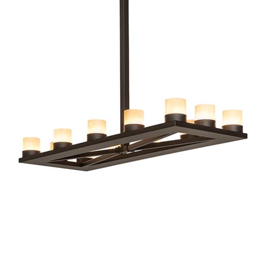 Meyda Tiffany Stratum 12 Light 54" Wide Linear Chandelier
