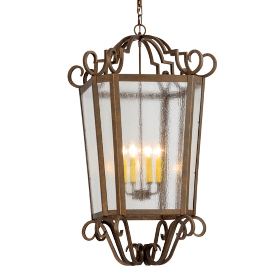 Meyda Tiffany Marin 6 Light 26" Wide Taper Candle Pendant