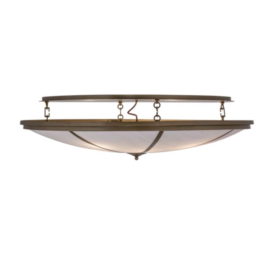 Meyda Tiffany Commerce 8 Light 60" Wide Semi-Flush Bowl Ceiling Fixture