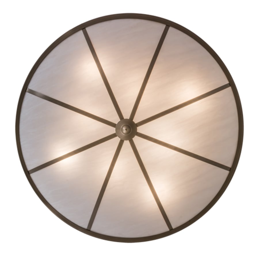 Meyda Tiffany Commerce 8 Light 60" Wide Semi-Flush Bowl Ceiling Fixture