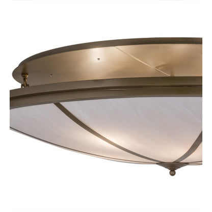 Meyda Tiffany Commerce 8 Light 60" Wide Semi-Flush Bowl Ceiling Fixture