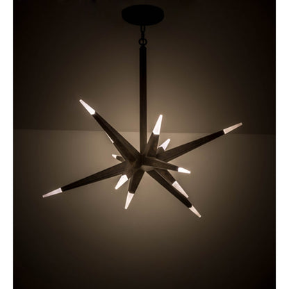 Meyda Tiffany Hickory Treasures 12 Light 38" Wide Pendant