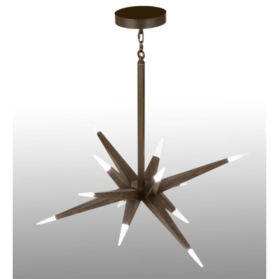 Meyda Tiffany Hickory Treasures 12 Light 38" Wide Pendant