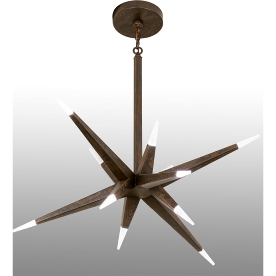 Meyda Tiffany Hickory Treasures 12 Light 38" Wide Pendant