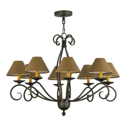 Meyda Tiffany Sienna 8 Light 40" Wide Chandelier