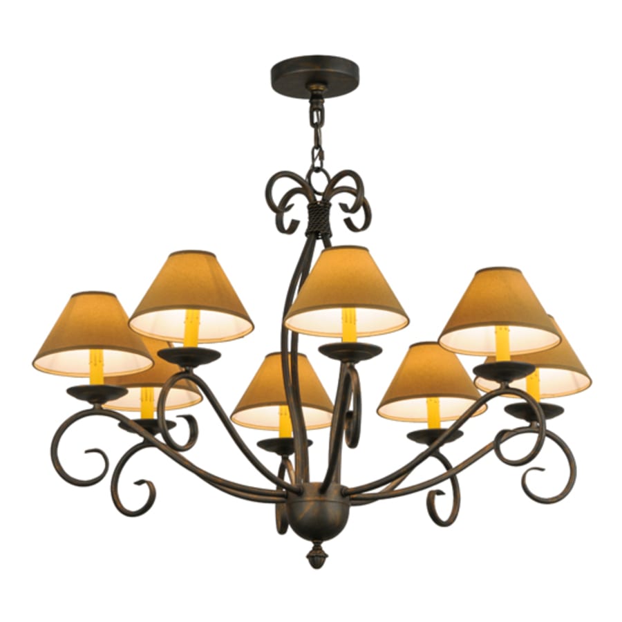 Meyda Tiffany Sienna 8 Light 40" Wide Chandelier