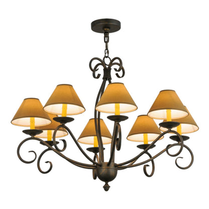 Meyda Tiffany Sienna 8 Light 40" Wide Chandelier