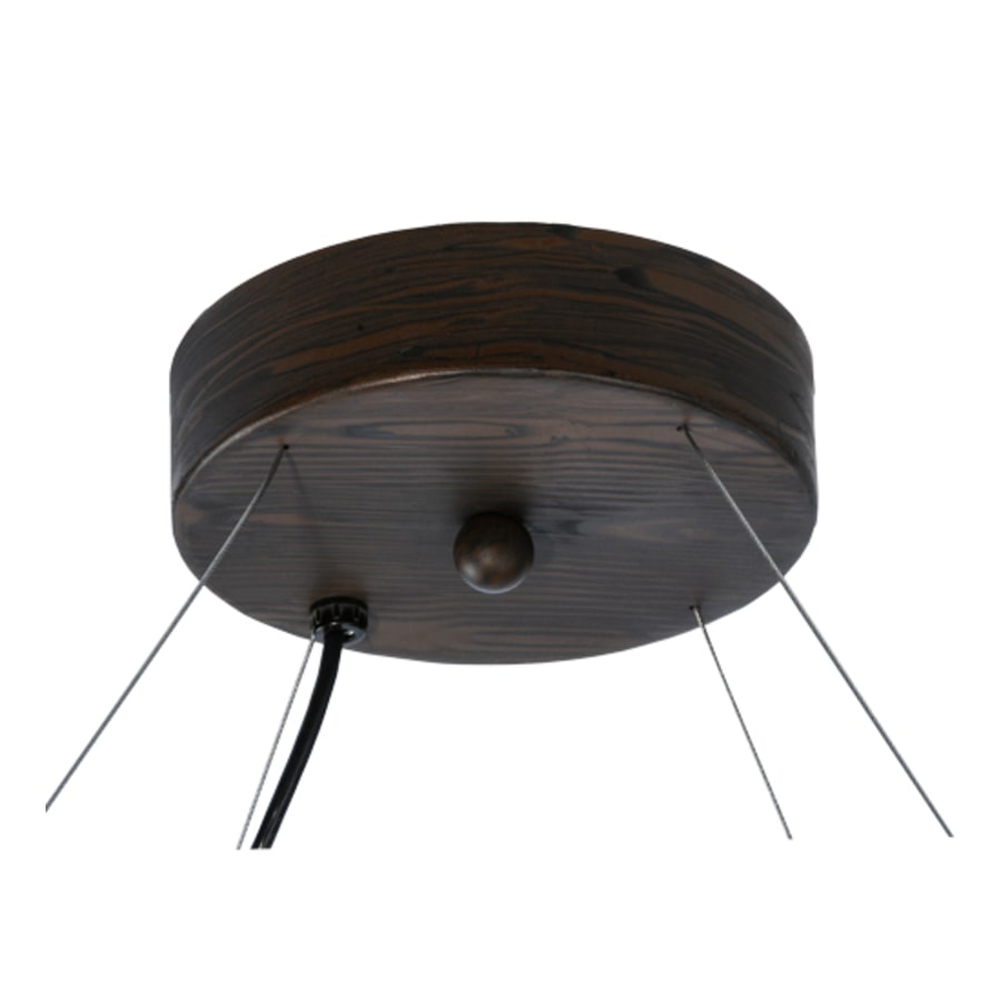 Meyda Tiffany Hickory Treasures 40" Wide Wood Pendant