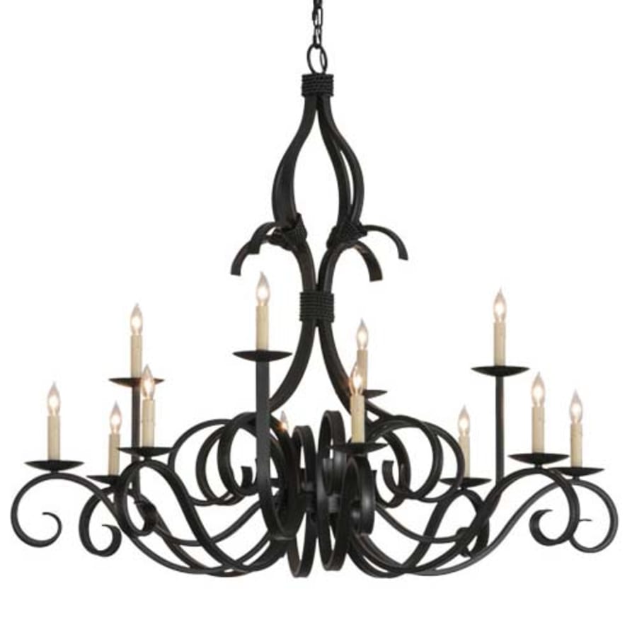 Meyda Tiffany Cypress 12 Light 48" Wide Taper Candle Style Chandelier