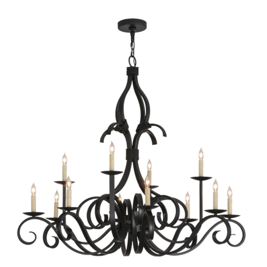 Meyda Tiffany Cypress 12 Light 48" Wide Taper Candle Style Chandelier