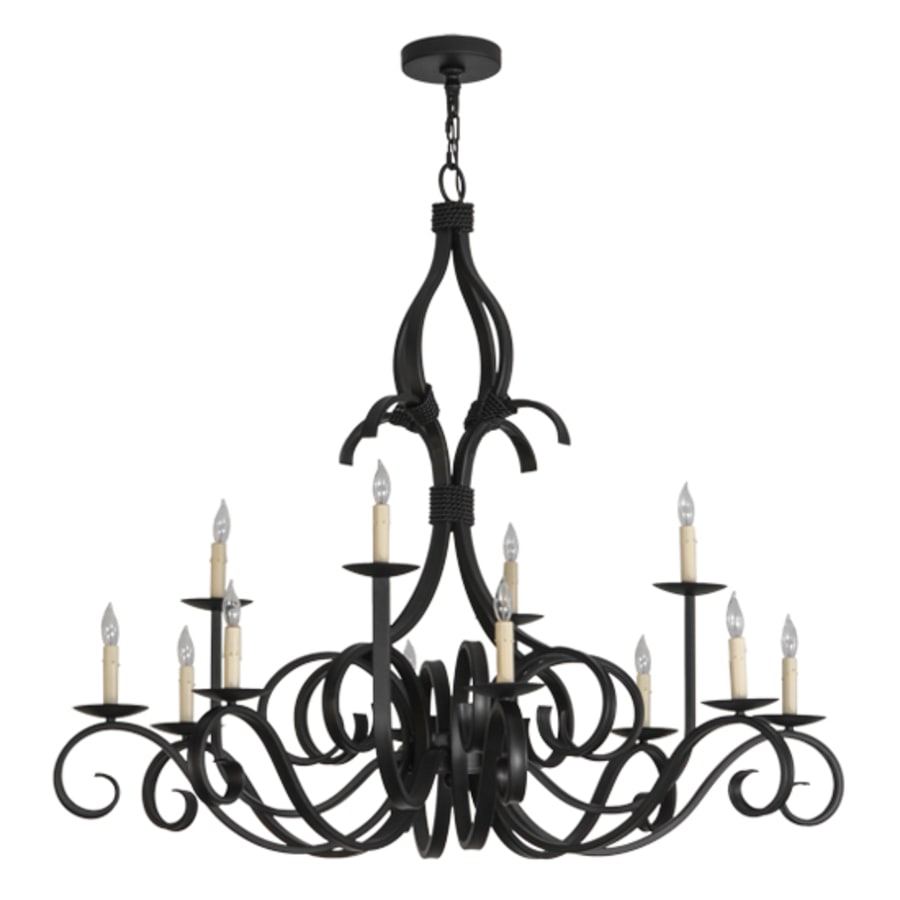 Meyda Tiffany Cypress 12 Light 48" Wide Taper Candle Style Chandelier