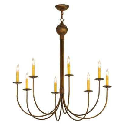Meyda Tiffany Cheal 8 Light 36" Wide Taper Candle Style Chandelier