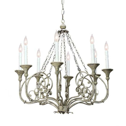 Meyda Tiffany Rachelle 8 Light 42" Wide Taper Candle Style Chandelier