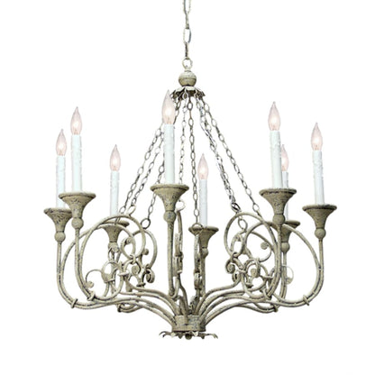 Meyda Tiffany Rachelle 8 Light 42" Wide Taper Candle Style Chandelier