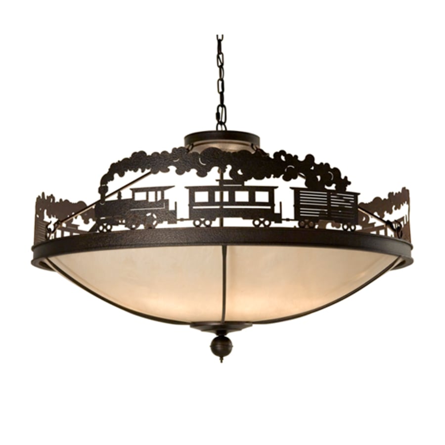 Meyda Tiffany Train 8 Light 48" Wide Pendant
