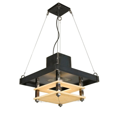 Meyda Tiffany Metropolis 2 Light 18" Wide Abstract Pendant