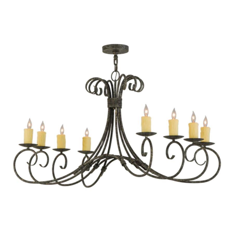 Meyda Tiffany Elon 8 Light 24" Wide Taper Candle Style Chandelier