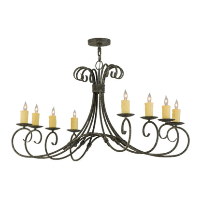 Meyda Tiffany Elon 8 Light 24" Wide Taper Candle Style Chandelier