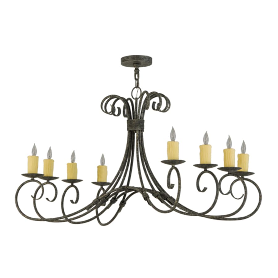 Meyda Tiffany Elon 8 Light 24" Wide Taper Candle Style Chandelier