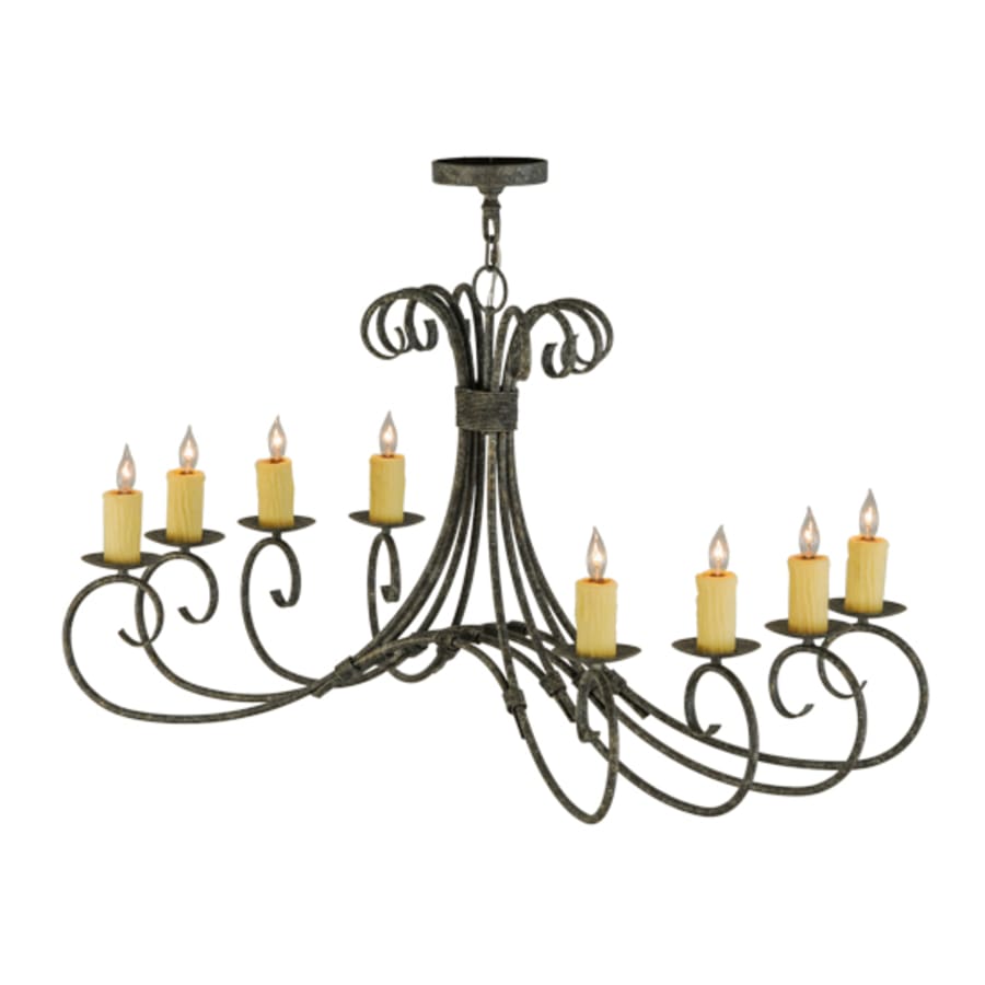 Meyda Tiffany Elon 8 Light 24" Wide Taper Candle Style Chandelier