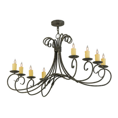 Meyda Tiffany Elon 8 Light 24" Wide Taper Candle Style Chandelier
