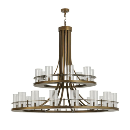 Meyda Tiffany Arion 24 Light 60" Wide Taper Candle Pendant