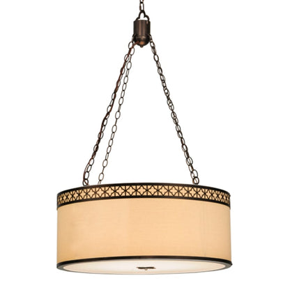 Meyda Tiffany Cilindro 8 Light 30" Wide Suspension Pendant