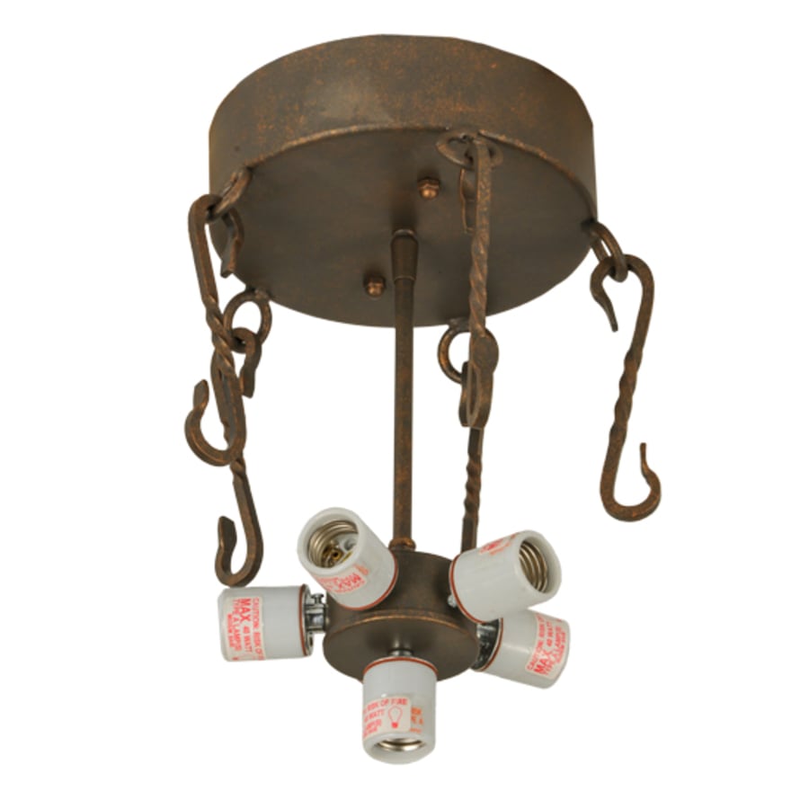 Meyda Tiffany Star 6 Light 36" Wide Semi-Flush Ceiling Fixture