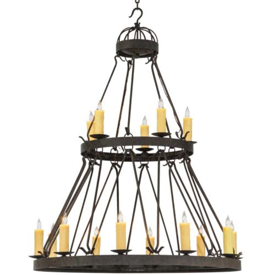 Meyda Tiffany Lakeshore 15 Light 48" Wide Taper Candle Style Chandelier