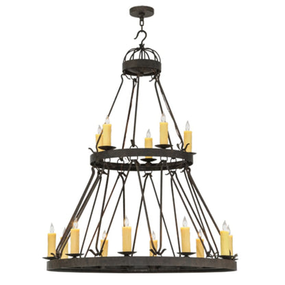 Meyda Tiffany Lakeshore 15 Light 48" Wide Taper Candle Style Chandelier