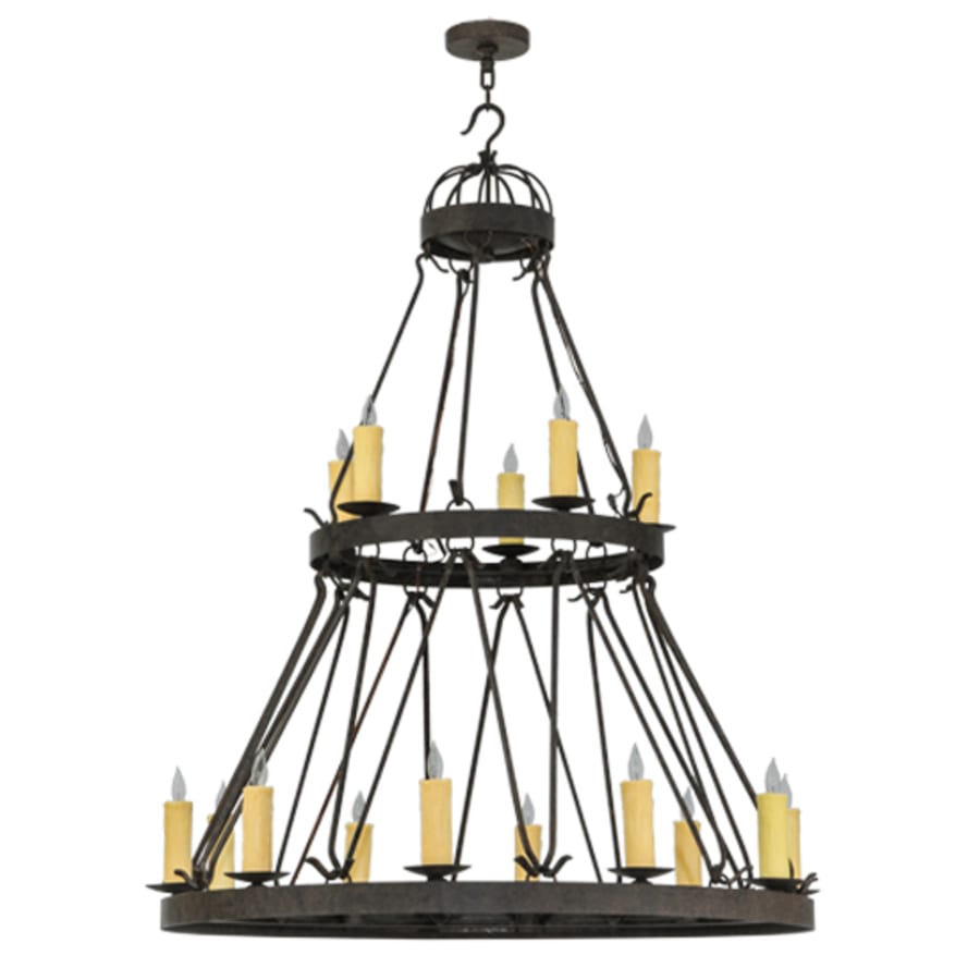 Meyda Tiffany Lakeshore 15 Light 48" Wide Taper Candle Style Chandelier