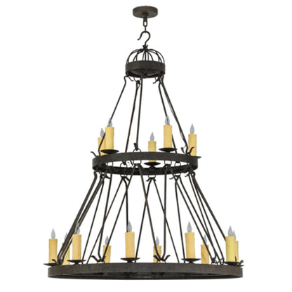 Meyda Tiffany Lakeshore 15 Light 48" Wide Taper Candle Style Chandelier